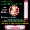 Image 1 : Shotgun Lincoln 1c roll, 2002-p 50 pcs NF String & Son Wrapper
