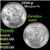 Image 1 : 1890-p Morgan Dollar $1 Grades Select+ Unc