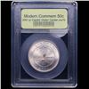 Image 2 : 2001-p Capitol Visitor Center Modern Commem Half Dollar 50c Graded ms70, Perfection By USCG