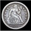 Image 2 : 1841-p Seated Liberty Dime 10c Grades vf++