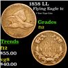 Image 1 : 1858 LL Flying Eagle Cent 1c Grades f, fine
