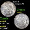Image 1 : 1921-s Morgan Dollar $1 Grades Select+ Unc