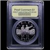 Image 2 : Proof 2004-P Lewis & Clark Modern Commem Dollar $1 Graded GEM++ Proof Deep Cameo By USCG