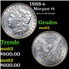 Image 1 : 1888-s Morgan Dollar $1 Grades Select Unc