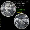 1967 Canada 25 Cents 25c KM-68 Grades Choice+ Unc