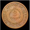 Image 3 : 1871 Two Cent Piece 2c Grades vg+