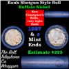 Image 1 : Buffalo Nickel Shotgun Roll in Old Bank Style 'Bell Telephone'  Wrapper 1927 & s Mint Ends