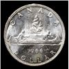 Image 3 : 1966 Large Beads Canadian Dollar $1 Grades Select Unc PL
