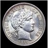 Image 2 : ***Auction Highlight*** 1916-p Barber Dime 10c Graded GEM+ Unc By USCG (fc)
