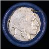 Image 2 : Buffalo Nickel Shotgun Roll in Old Bank Style 'Bell Telephone'  Wrapper 1920 & d Mint Ends