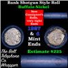Image 1 : Buffalo Nickel Shotgun Roll in Old Bank Style 'Bell Telephone'  Wrapper 1927 & d Mint Ends
