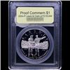 Image 2 : Proof 2004-P Lewis & Clark Modern Commem Dollar $1 Graded GEM++ Proof Deep Cameo By USCG