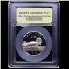 Image 2 : Proof 1996-s Olympics Swimming Modern Commem Half Dollar 50c Graded GEM++ Proof Deep Cameo By USCG