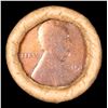 Image 2 : Mixed small cents 1c orig shotgun roll, 1917-d Wheat Cent, 1892 Indian Cent other end, Brinks Wrappe