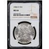 Image 2 : NGC 1904-o Morgan Dollar $1 Graded ms64 By NGC