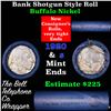 Image 1 : Buffalo Nickel Shotgun Roll in Old Bank Style 'Bell Telephone'  Wrapper 1920 & s Mint Ends