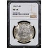 Image 2 : NGC 1898-o Morgan Dollar $1 Graded ms63 By NGC