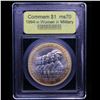 Image 2 : 1994-w Women in Military Modern Commem Dollar $1 Graded ms70, Perfection By USCG