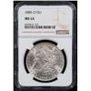 Image 2 : NGC 1885-o Morgan Dollar $1 Graded ms64 By NGC