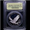 Image 2 : Proof 2008-P Bald Eagle Modern Commem Dollar $1 Graded GEM++ Proof Deep Cameo By USCG