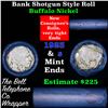 Image 1 : Buffalo Nickel Shotgun Roll in Old Bank Style 'Bell Telephone'  Wrapper 1923 & s Mint Ends