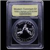 Image 2 : Proof 1988-S Olympic Modern Commem Dollar $1 Graded GEM++ Proof Deep Cameo By USCG