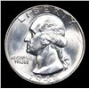 Image 2 : 1945-p Washington Quarter 25c Grades GEM Unc