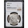 Image 2 : NGC 1898-o Morgan Dollar $1 Graded ms63 By NGC