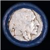 Image 2 : Buffalo Nickel Shotgun Roll in Old Bank Style 'Bell Telephone'  Wrapper 1925 &d Mint Ends