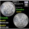 1921-s Morgan Dollar $1 Graded ms64+ By SEGS