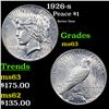 Image 1 : 1926-s Peace Dollar $1 Grades Select Unc