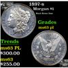 Image 1 : 1897-s Morgan Dollar $1 Grades Select Unc PL