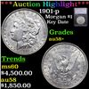 ***Auction Highlight*** 1901-p Morgan Dollar $1 Graded au58+ By SEGS (fc)