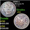 1896-s Morgan Dollar $1 Grades vf++