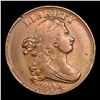 Image 2 : 1804 Draped Bust Half Cent C-13 1/2c Grades xf+