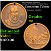 Image 1 : 1892 Columbian Exposition Landing Of Columbus Commem Token Grades NG