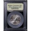 Image 2 : 1992-p Olympics Modern Commem Half Dollar 50c Graded GEM+++ Unc By USCG