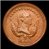 Image 2 : 1863 Washington Civil War Token 1c Grades Select Unc BN