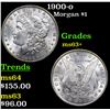 Image 1 : 1900-o Morgan Dollar $1 Grades Select+ Unc