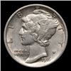 Image 2 : 1916-p Mercury Dime 10c Grades Select AU