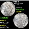 Image 1 : 1921-d Morgan Dollar $1 Grades Choice+ Unc