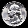 Image 2 : 1951-p Washington Quarter 25c Grades Choice+ Unc