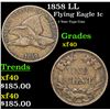 Image 1 : 1858 LL Flying Eagle Cent 1c Grades xf