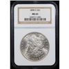 Image 2 : NGC 1898-o Morgan Dollar $1 Graded ms63 BY NGC