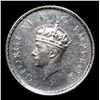 Image 2 : 1939 India-British 1/2 Rupee 1/2r KM-549 Grades Select+ Unc