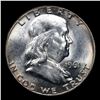 Image 2 : 1961-p Franklin Half Dollar 50c Grades Select+ Unc