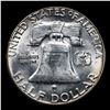 Image 3 : 1961-p Franklin Half Dollar 50c Grades Select+ Unc