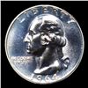 Image 2 : Proof 1964 Washington Quarter 25c Grades GEM++ Proof