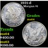 Image 1 : 1921-d Morgan Dollar $1 Grades Choice Unc