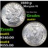 Image 1 : 1889-p Morgan Dollar $1 Grades Choice+ Unc